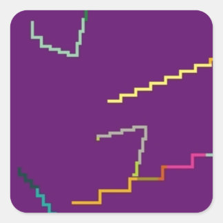 Stickers! Fyrkantigt Klistermärke