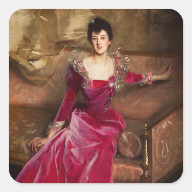 Stickers Fyrkantigt Klistermärke (Framsida)