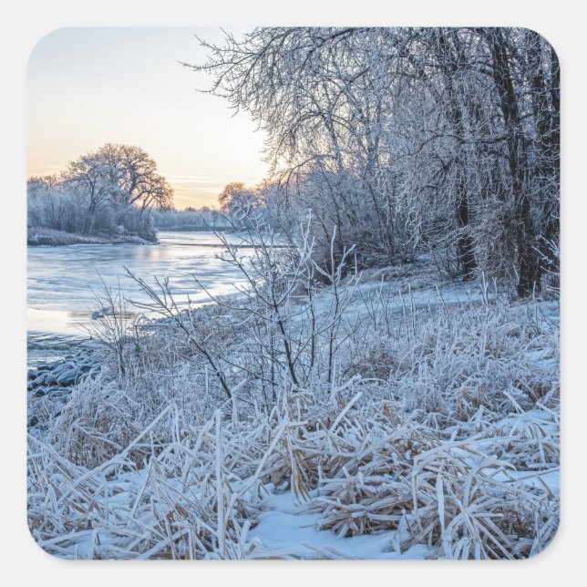 Stickers Fyrkantigt Klistermärke (Framsida)