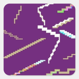 Stickers! Fyrkantigt Klistermärke