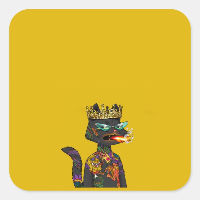 Stickers Fyrkantigt Klistermärke (Framsida)