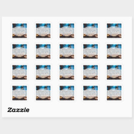 Stickers Fyrkantigt Klistermärke