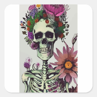 Stickers Halloween-dag Fyrkantigt Klistermärke