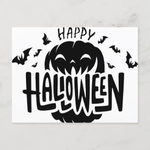 Stickers happy halloween vykort