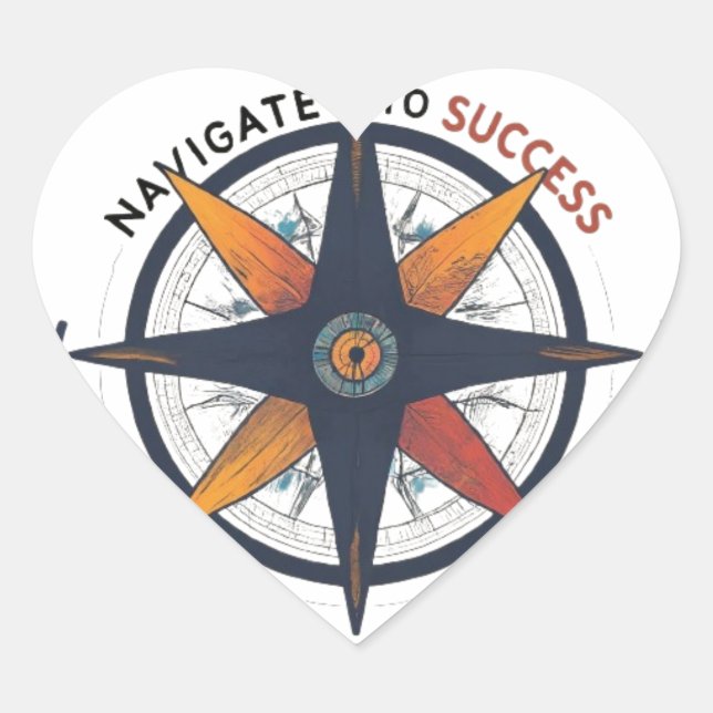 Stickers Hjärtformat Klistermärke (Framsida)