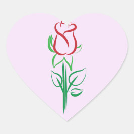 Stickers Hjärtformat Klistermärke