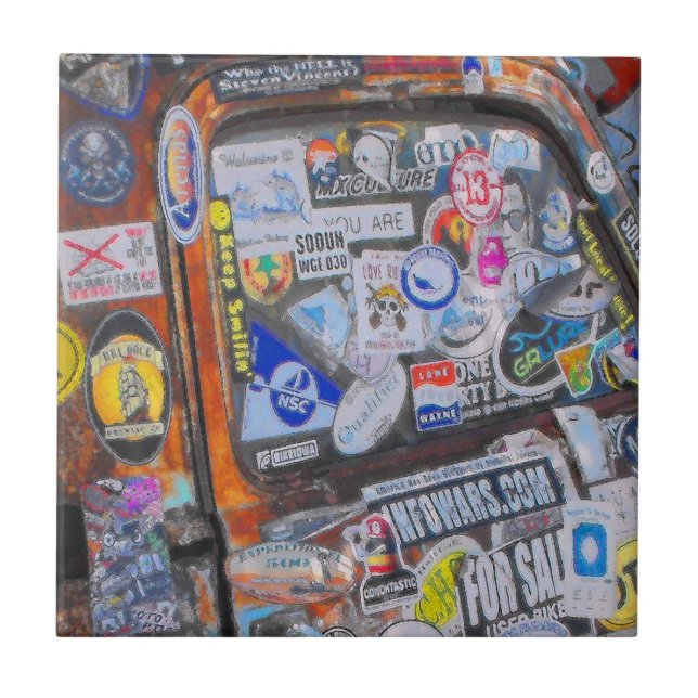 Stickers Kakelplatta (Framsidan)