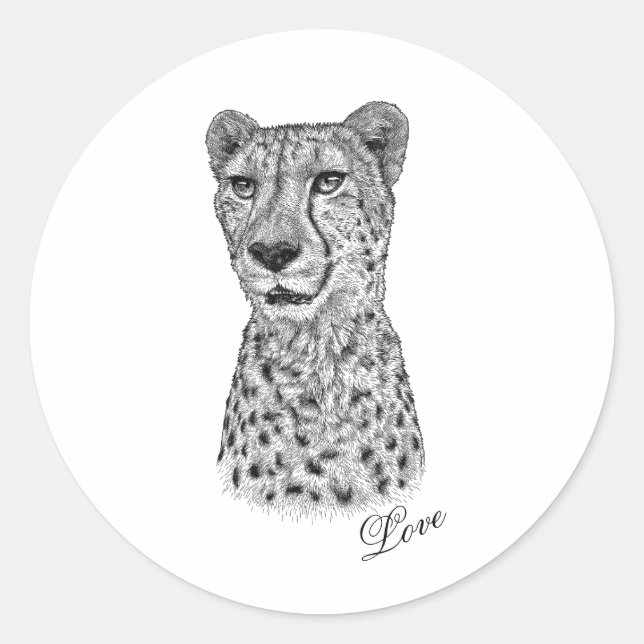 Stickers - Kärlek Runt Klistermärke (Framsida)