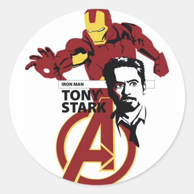 Stickers & Labels, gåvor... Runt Klistermärke (Framsida)