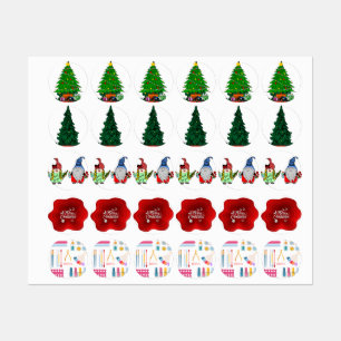 Stickers lycklig julljus