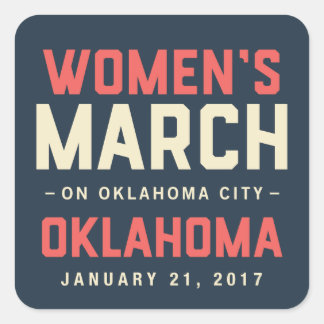 Stickers - Mars Logotyp Fyrkantigt Klistermärke