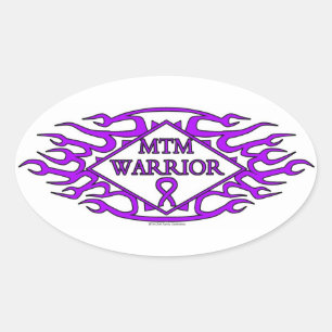 Stickers - MTM Warrior Ovalt Klistermärke