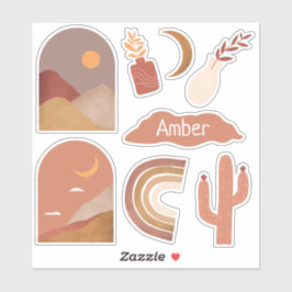 Stickers personnalisés - Terracotta Klistermärken