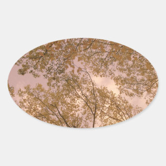 Stickers "Ro Autumn" Ovalt Klistermärke