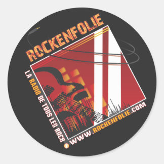 Stickers Rockenfolie Runt Klistermärke