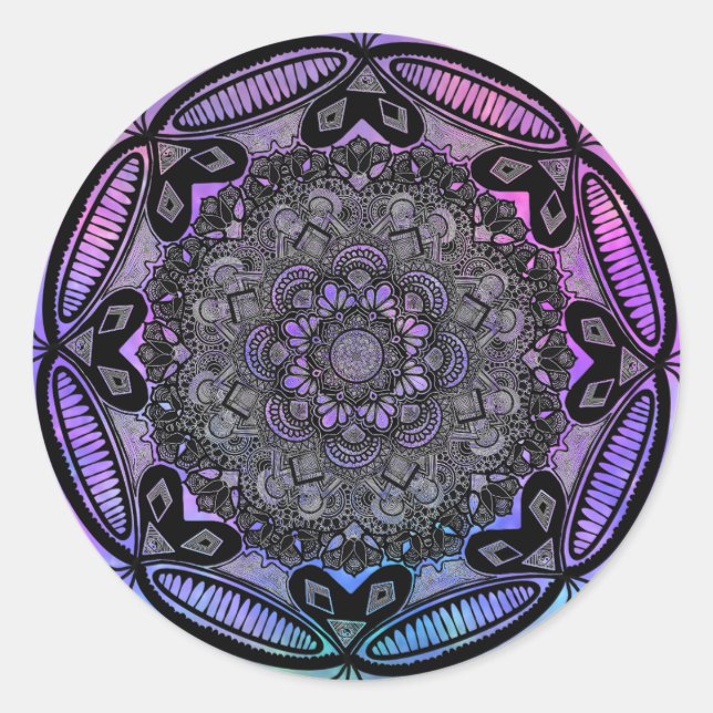 Stickers Runt Klistermärke (Framsida)