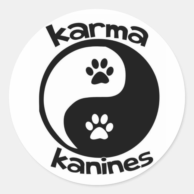 Stickers Runt Klistermärke (Framsida)