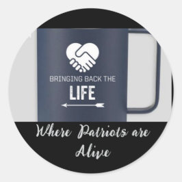 Stickers Runt Klistermärke