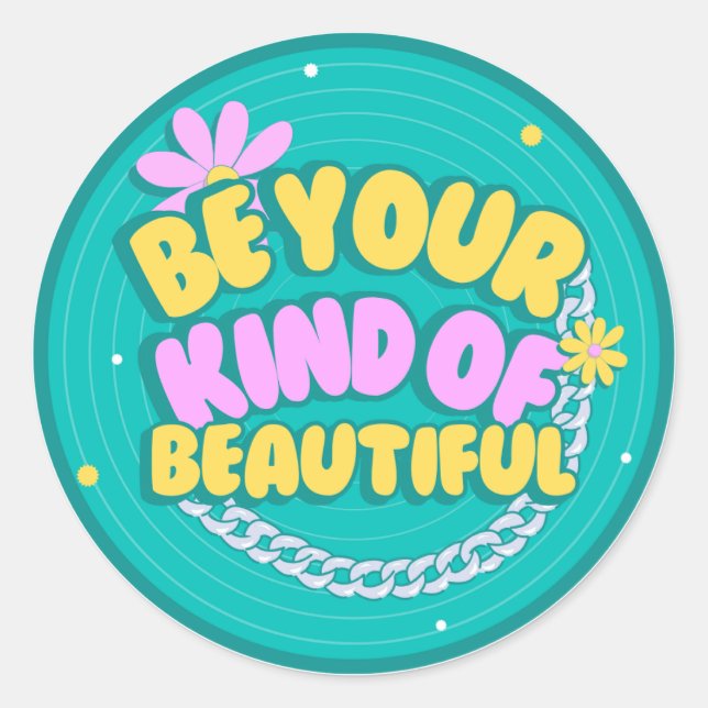 Stickers Runt Klistermärke (Framsida)