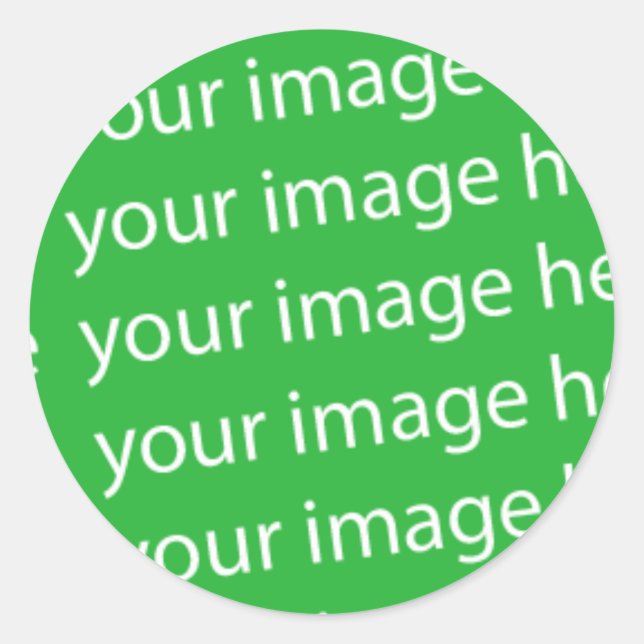 Stickers Runt Klistermärke (Framsida)