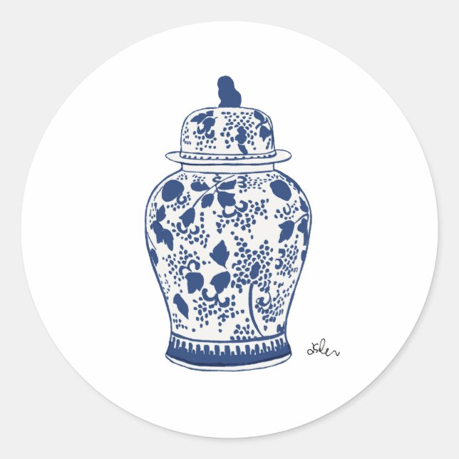 Stickers Runt Klistermärke (Framsida)