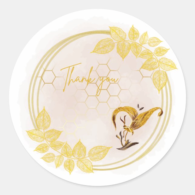 Stickers Runt Klistermärke (Framsida)