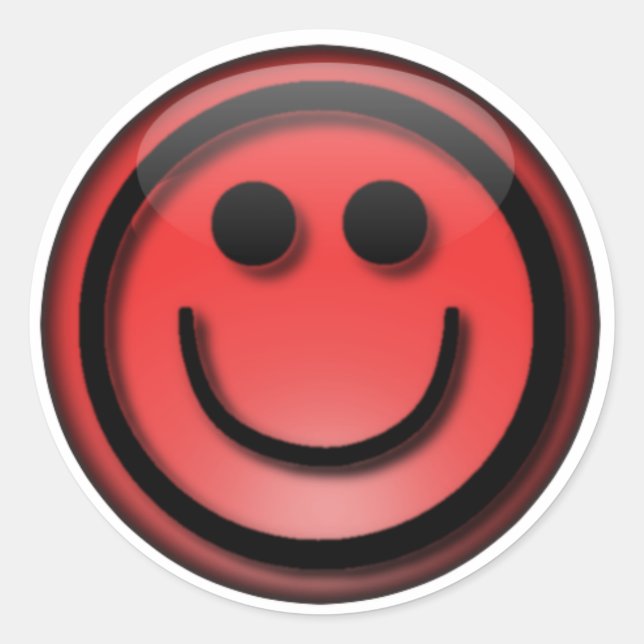 Stickers Runt Klistermärke (Framsida)