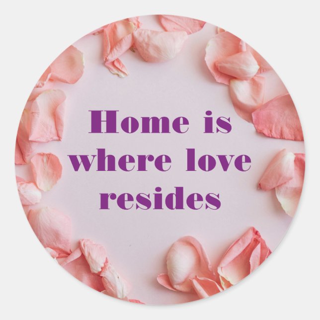 Stickers Runt Klistermärke (Framsida)