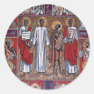 Stickers: St. Charles Lwanga & Assions Runt Klistermärke