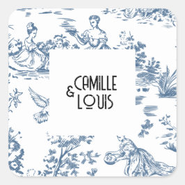 Stickers Victoria Fyrkantigt Klistermärke