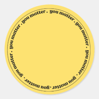 Stickers: You Matter from The Program  Runt Klistermärke