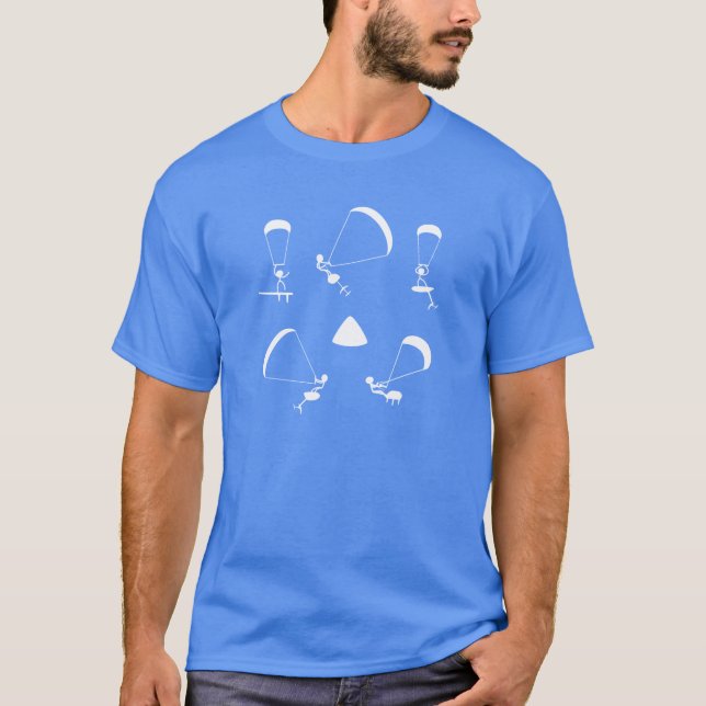stickfigure_11_foil+racebaordW T Shirt (Framsida)