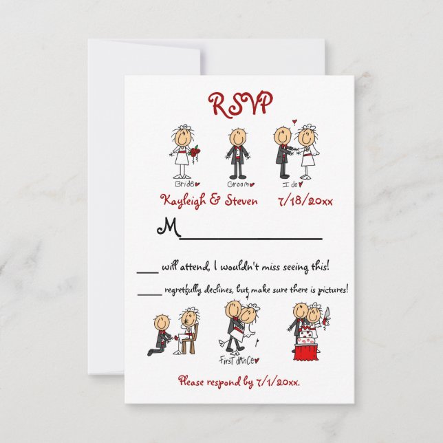 Stickfigurera OSA Kort (Framsida)