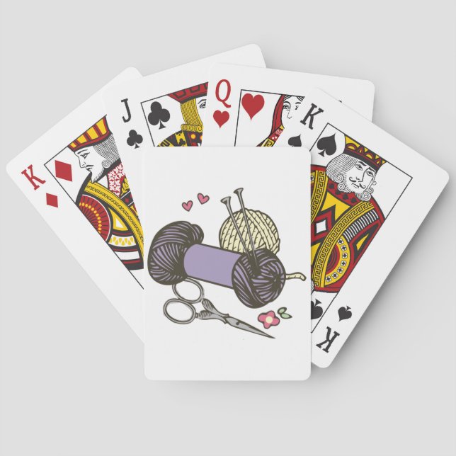 Stickgarn Casinokort (Baksidan)