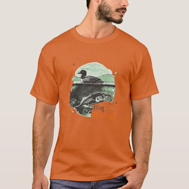 Stickleback to the future experimental evolution i t shirt (Framsida)