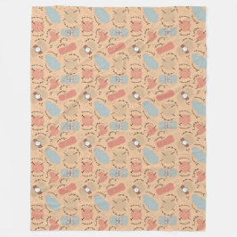 Sticklivet Fleecefilt