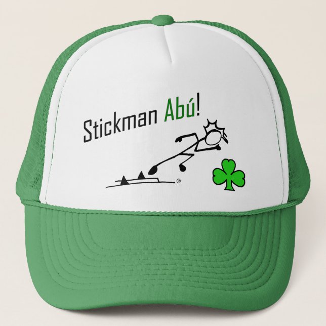 Stickman Abú hat Truckerkeps (Framsida)