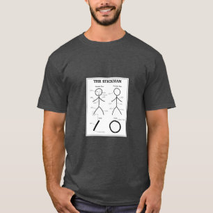 Stickman Anatomy Chart T Shirt