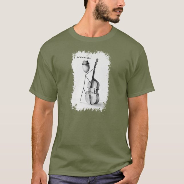Stickman bas- manar T Shirt (Framsida)