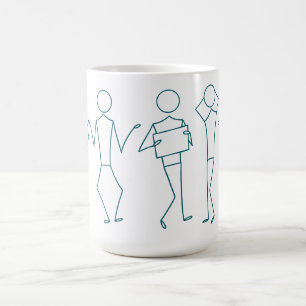 Stickman Collection Coffee Mugg Set