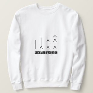 Stickman Evolution Lång Ärmad Tröja