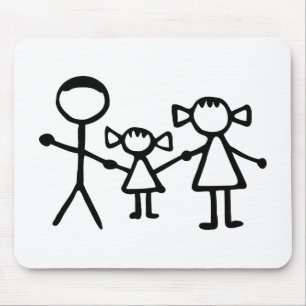Stickman familj musmatta