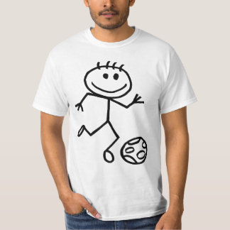 Stickman fotboll t-shirt