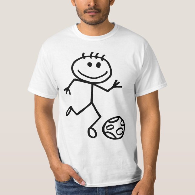Stickman fotboll t-shirt (Framsida)
