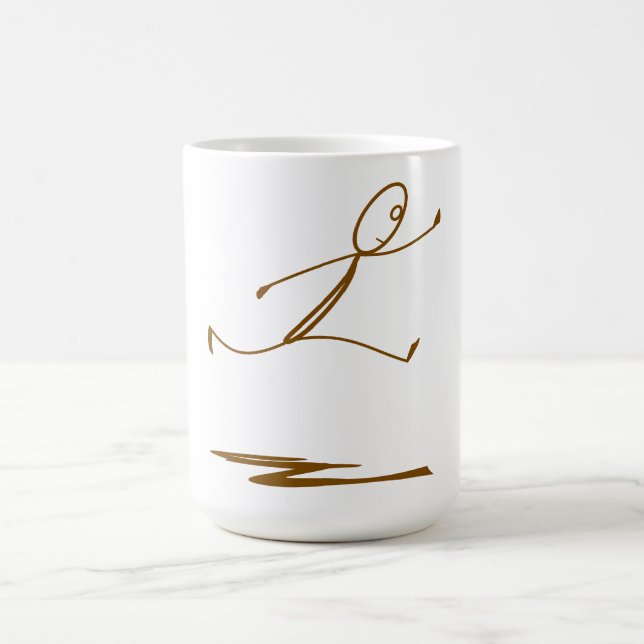 Stickman Jumping Mugg (Center)
