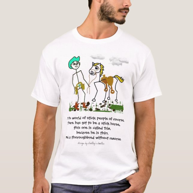 stickman med stickhorse tee (Framsida)