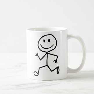 Stickman springer kaffemugg