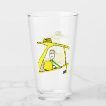 Stickman taxichaufför