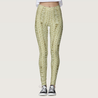 Stickmönsterdamasker Leggings
