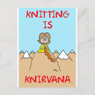 stickning är knirvana guru vykort